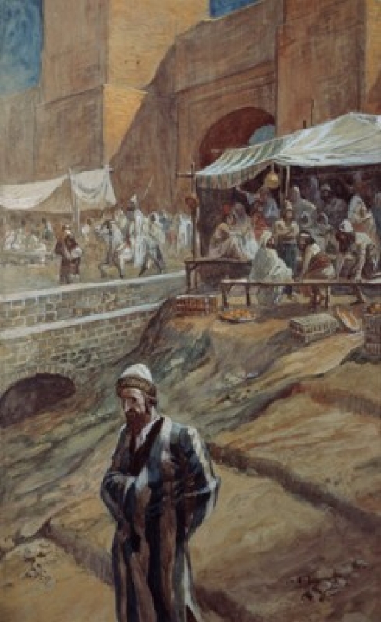 SAL999347 The Hatred of the Just James Tissot 1836-1902 French Jewish Museum New York Poster Print - 18 x 24 in.