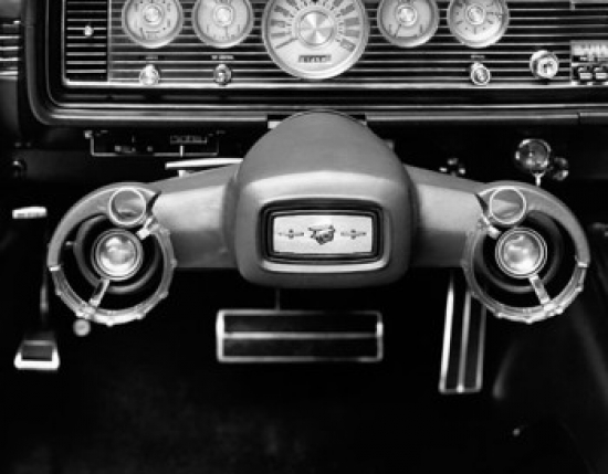 Close-Up of a Wrist Twist Experimental Steering Control Mercury S-55 1966 Poster Print