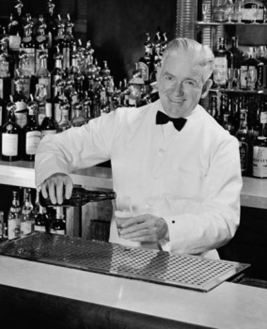 SAL2557133 Portrait of a Bartender Pouring Beer Into a Glass Poster Print - 18 x 24 in.
