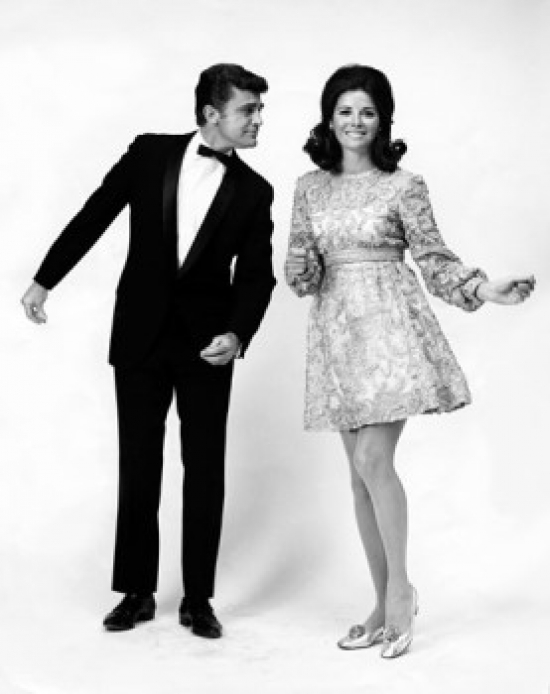 Young Couple Dancing Poster Print - 18 x 24 in.