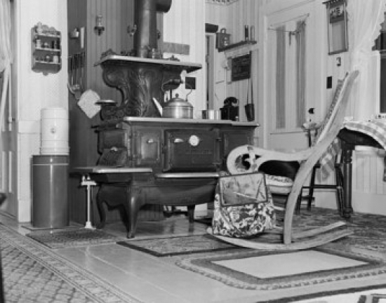 Interior of a Kitchen Poster Print