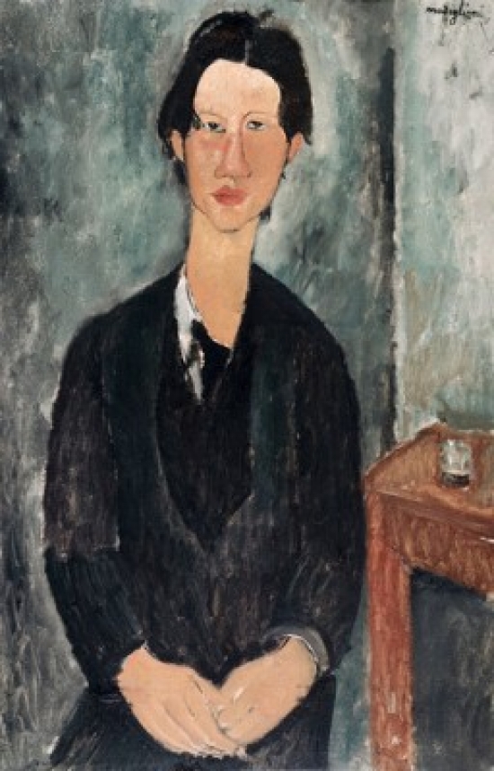 Chaim Soutine 1917 Amedeo Modigliani 1884-1920 Italian Oil on Canvas National Gallery of Art Washington Dc - 18 x 24 in.