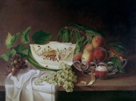 Still Life with Fruit Charles Willson Peale 1741-1827 American Poster Print - 18 x 24 in.