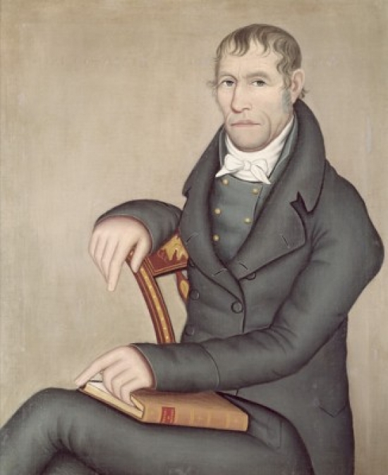 Joseph Slade by Ammi Phillips 1787 8-1865 Poster Print - 18 x 24 in.