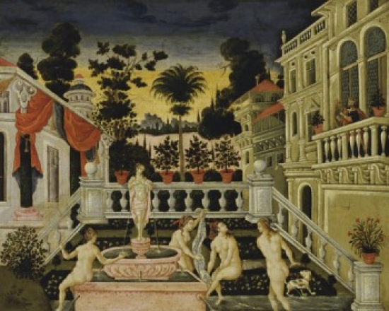 David & Bathsheba Bathe Theodoros Pulakis Ac. 1650 Greek Correr Civic Museum Venice Poster Print