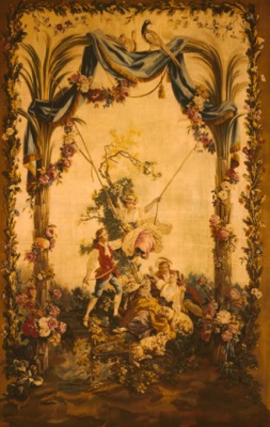 SAL900100620 The Swing Tapestry Poster Print - 18 x 24 in.