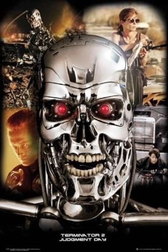 Terminator 2 - Collage Poster Print