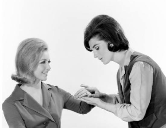 Two Women Poster Print - 18 x 24 in.
