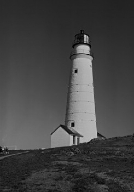 USA Massachusetts Boston Lighthouse Poster Print - 18 x 24 in.