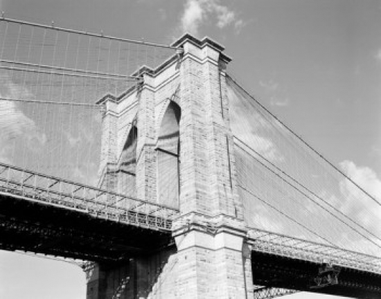 USA New York State New York City Brooklyn Bridge Poster Print - 18 x 24 in.