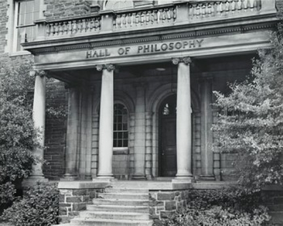Facade of a University Building Hamilton College Clinton New York City USA Poster Print
