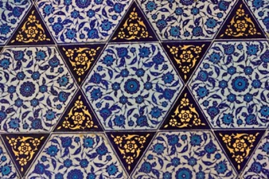 Tile Inside Topkapi Palace Istanbul Turkey Poster Print by Joe Restuccia III - 26 x 18 in.