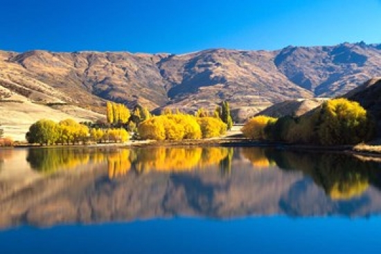 Pisa Range & Lowburn Inlet Lake Dunstan Near Cromwell Central Otago Print by David Wall