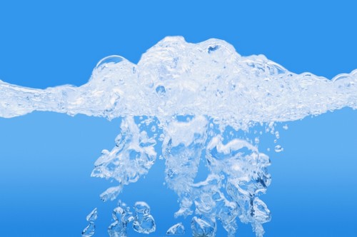 Bubbles in Water Poster Print by Don Hammond, 17 x 11