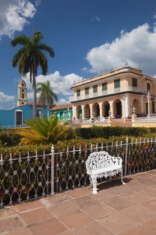Plaza Mayor Cuba Poster Print by Walter Bibikow - 19 x 28 in.
