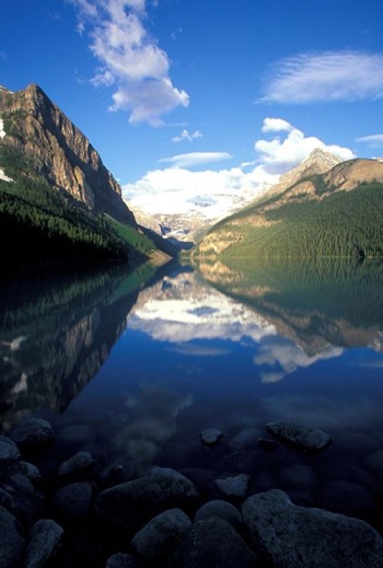 PDDCN01AJE0003 Victoria Glacier & Lake Louise Banff National Park Alberta Canada Print by Adam Jones -  Posterazzi