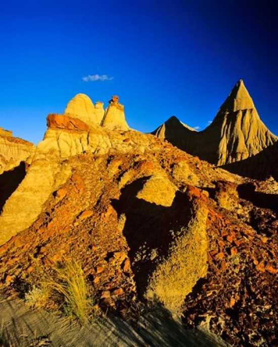 Badlands Formations at Dinosaur Provincial Park in Alberta Canada Print by Chuck Haney