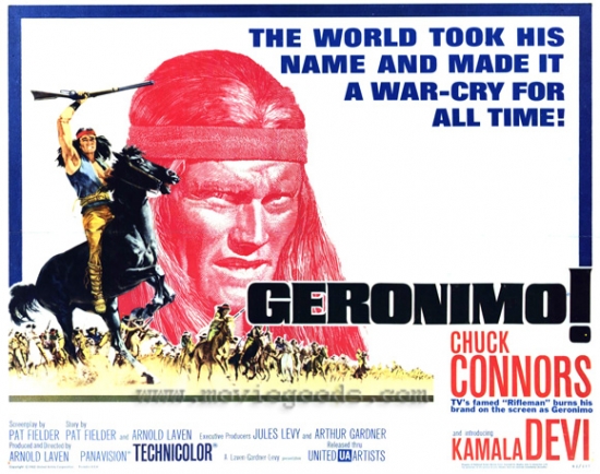 MOVEH5563 Geronimo Movie Poster - 27 x 40 in.