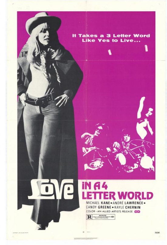 MOVEH6276 Love in a 4 Letter World Movie Poster - 27 x 40 in.
