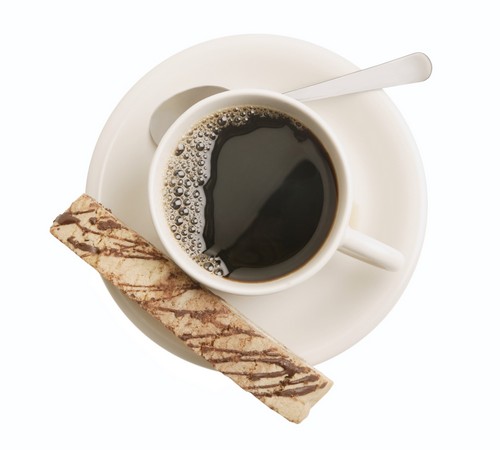 Black Drink with Snack Poster Print by Don Hammond, 14 x 13