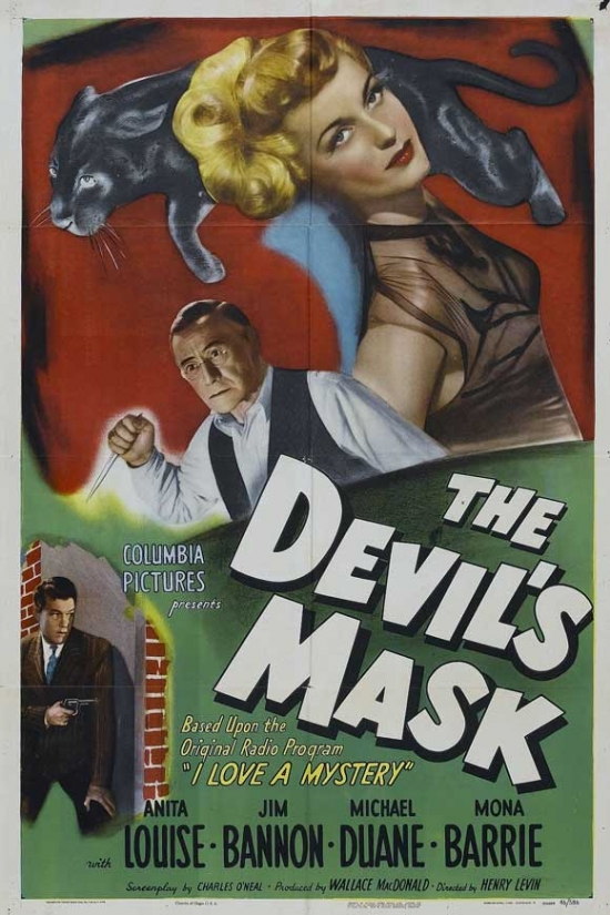 MOVEJ9160 The Devils Mask Movie Poster - 27 x 40 in.