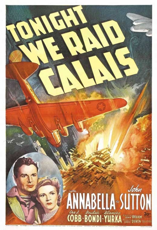 Tonight We Raid Calais Movie Poster - 27 x 40 in.