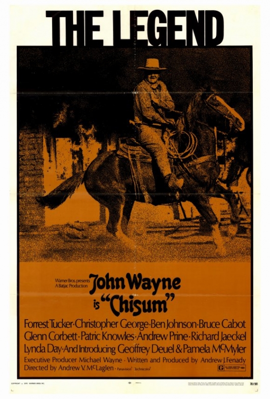 Chisum Movie Poster - 27 x 40 in.