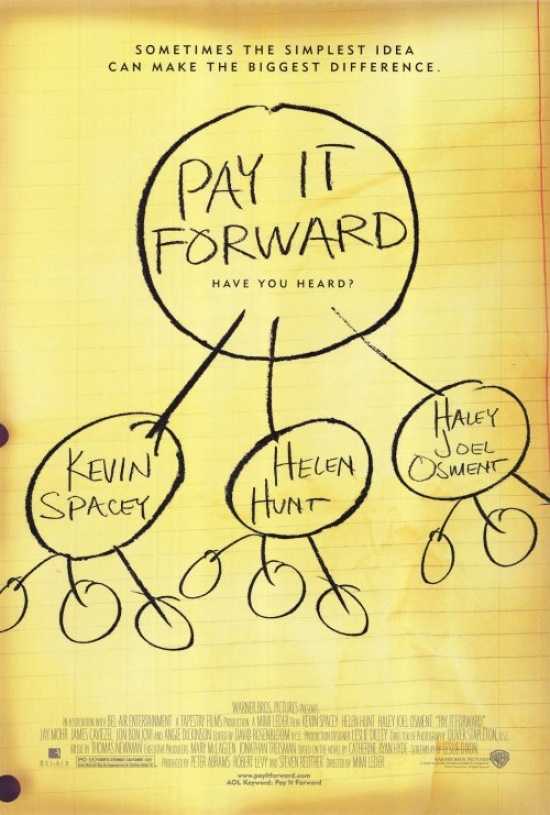 Pay It Forward Movie Poster - 27 x 40 in.