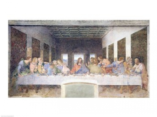 BALBAL161739 The Last Supper 1495-97 Post Restoration Poster Print by Leonardo Da Vinci - 24 x 18 in.