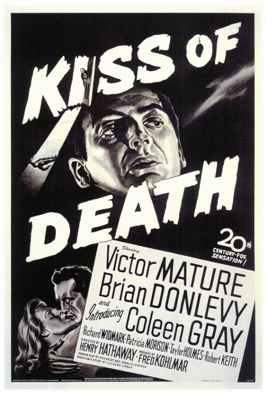 MOVCF9179 The Kiss of Death Movie Poster - 27 x 40 in.