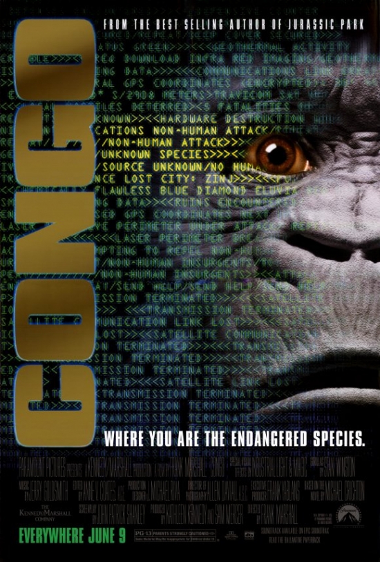 MOVCH4364 Congo Movie Poster - 27 x 40 in.
