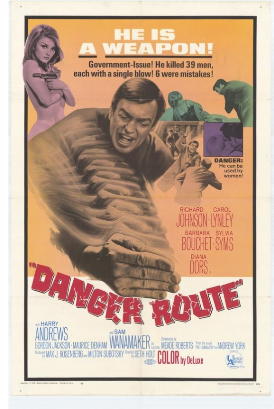 Danger Route Movie Poster - 27 x 40 in.