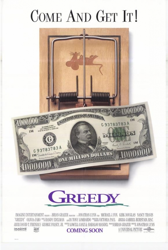 MOVCH9357 Greedy Movie Poster - 27 x 40 in.