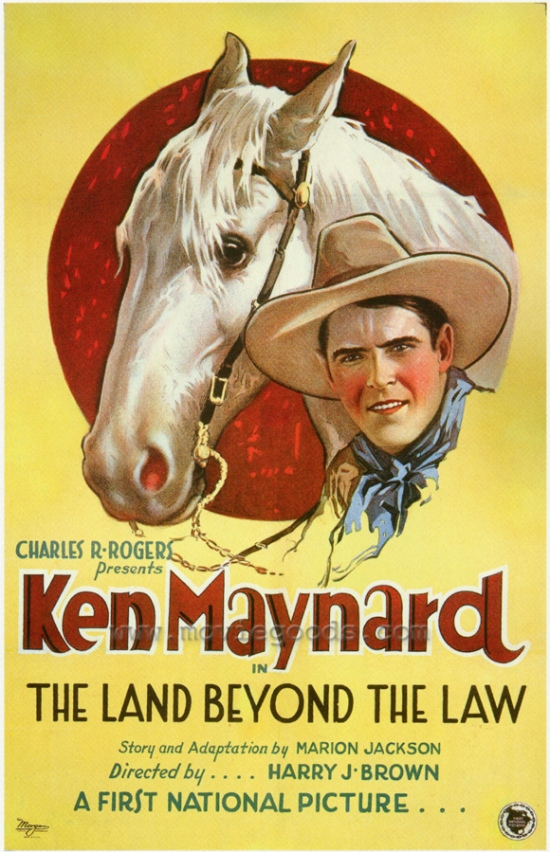 MOVEF3323 The Land Beyond the Law Movie Poster - 27 x 40 in.