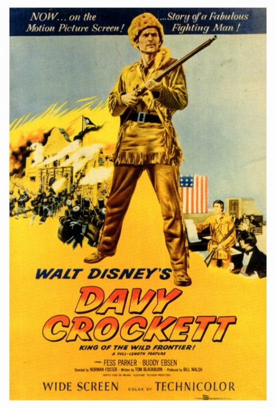 Davy Crockett Movie Poster - 27 x 40 in.