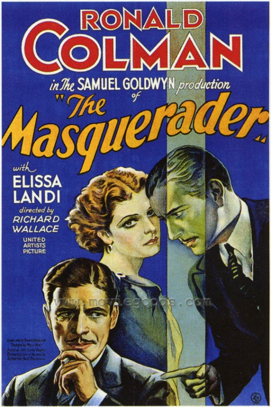MOVEF8340 The Masquerader Movie Poster - 27 x 40 in.