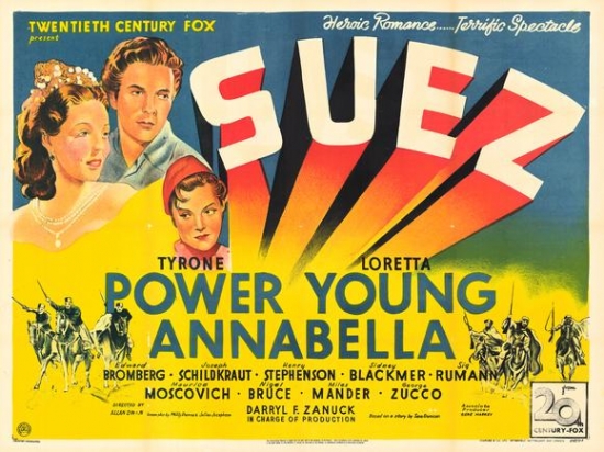 MOVEF9868 Suez Movie Poster - 27 x 40 in.