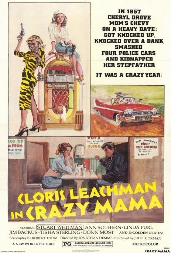 Crazy Mama Movie Poster - 27 x 40 in.