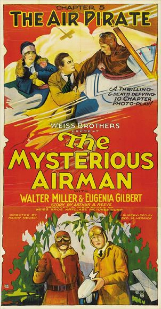 MOVAJ3111 The Mysterious Airman Movie Poster - 27 x 40 in.
