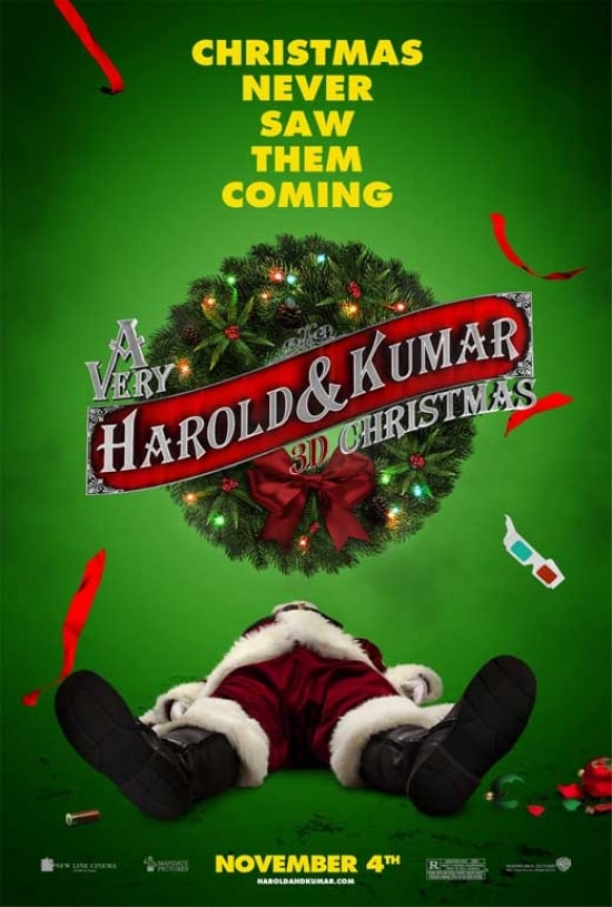 A Very Harold & Kumar Christmas Movie Poster - 27 x 40 in.
