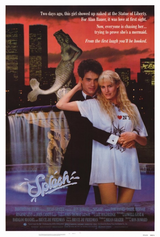 Splash Movie Poster - 27 x 40 in.