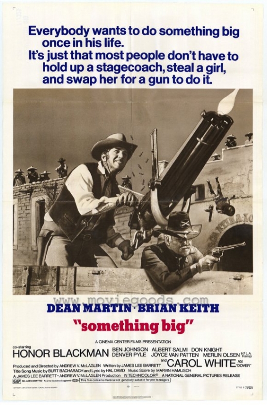 MOVCF3421 Something Big Movie Poster - 27 x 40 in.