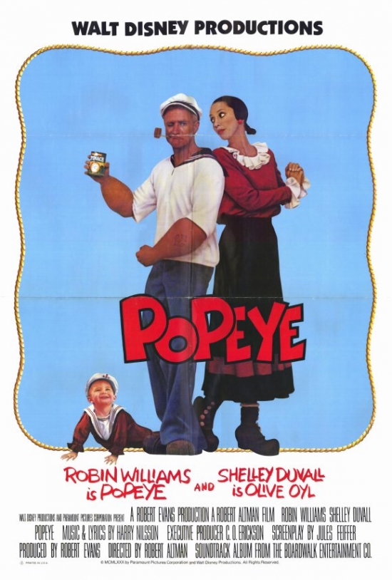 Popeye Movie Poster - 27 x 40 in.