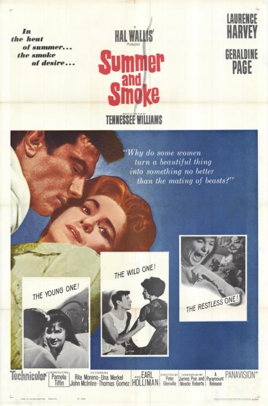 Summer & Smoke Movie Poster - 27 x 40 in.