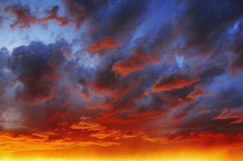 A Cloudy Sunset Poster Print by Don Hammond, 34 x 22 - Large