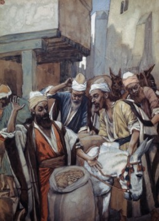 The Cup Found James Tissot 1836-1902 French Jewish Museum New York City Poster Print - 18 x 24 in.