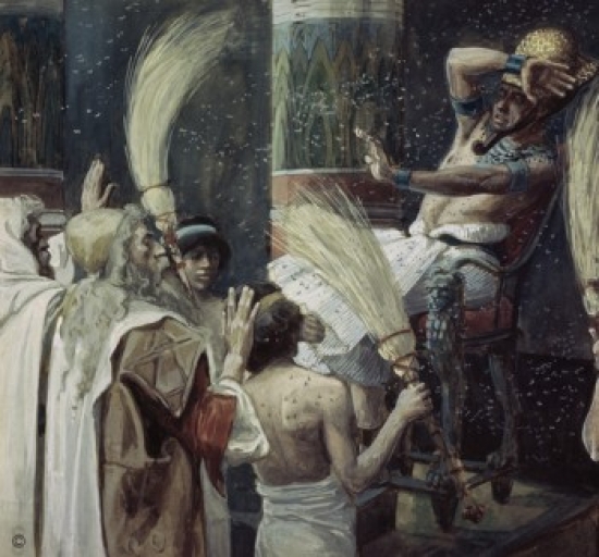 SAL99992 The Plague of Flies James Tissot 1836-1902 French Jewish Museum New York Poster Print - 18 x 24 in.