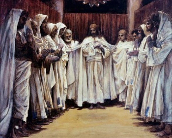 The Last Discourse of Our Lord Jesus Christ James Tissot 1836-1902 French Poster Print - 18 x 24 in.