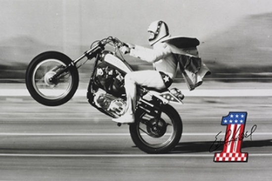 Evel Knievel Poster Print - 24 x 36 in.
