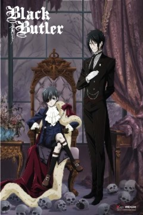 SCO79230 Black Butler Sebastian & Ciel Anime Poster Print - 24 x 36 in.